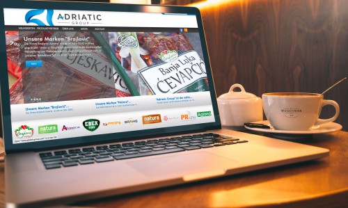Adriatic Group | Website.ba | Development of website